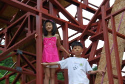 지윤이와 지승이 - 2009년 8월 3일 
